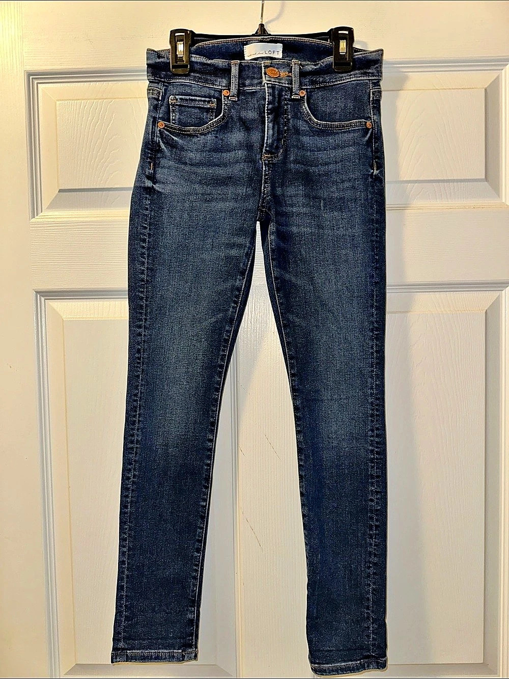 Women’s LOFT Modern Skinny Crop Denim Jeans - Size 0P (25P)